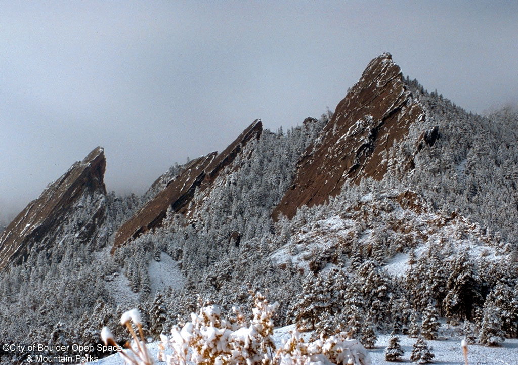 Photo - The Flatirons in Winter